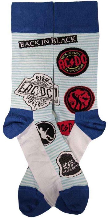 AC/DC - Icons unisex modré - ponožky
