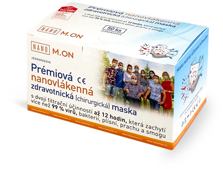 NANO M.ON Nanovlákenná zdravotnická maska (50 ks)