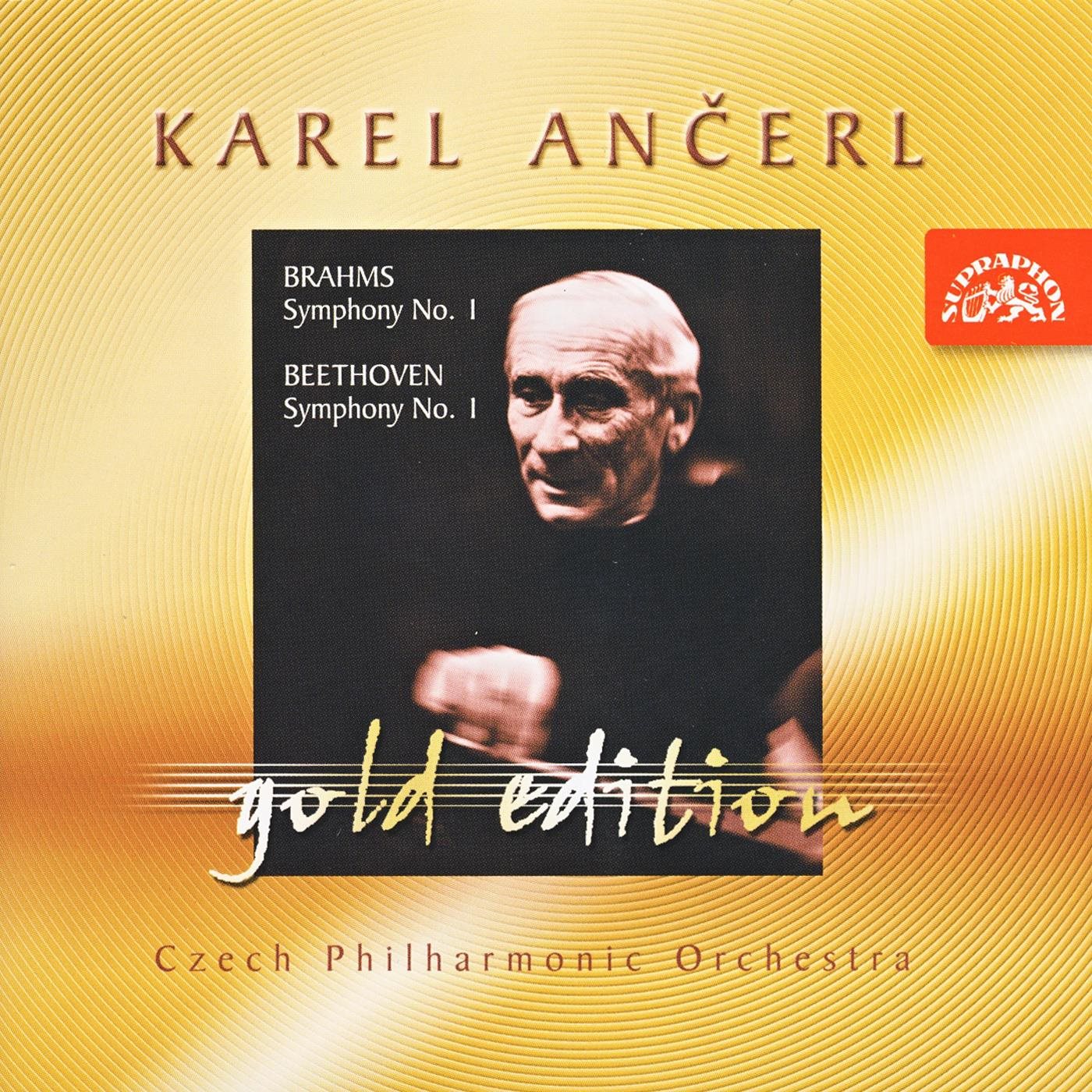 Ančerl Karel: Brahms: Symfonie č. 1 c moll / Beethoven :Symfonie č. 1 C dur - CD