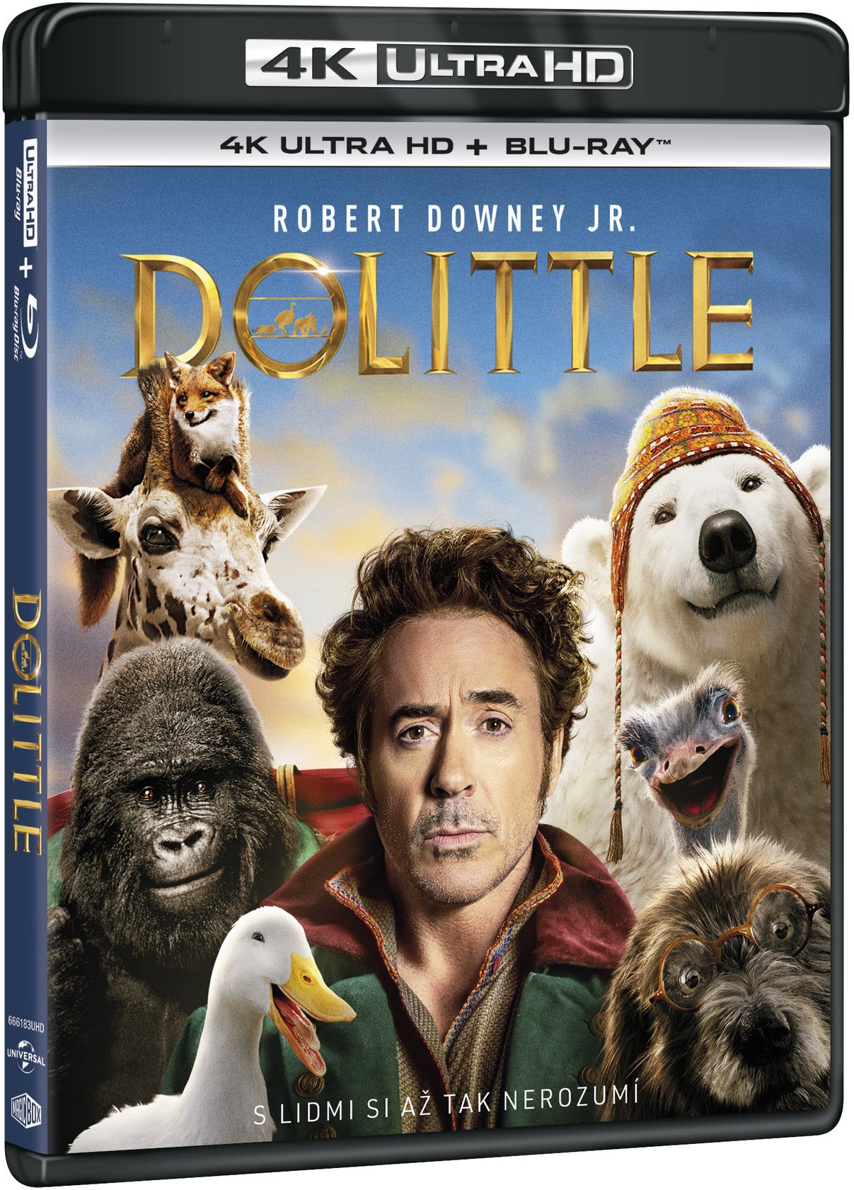 Dolittle (2 disky) - Blu-ray + 4K Ultra HD