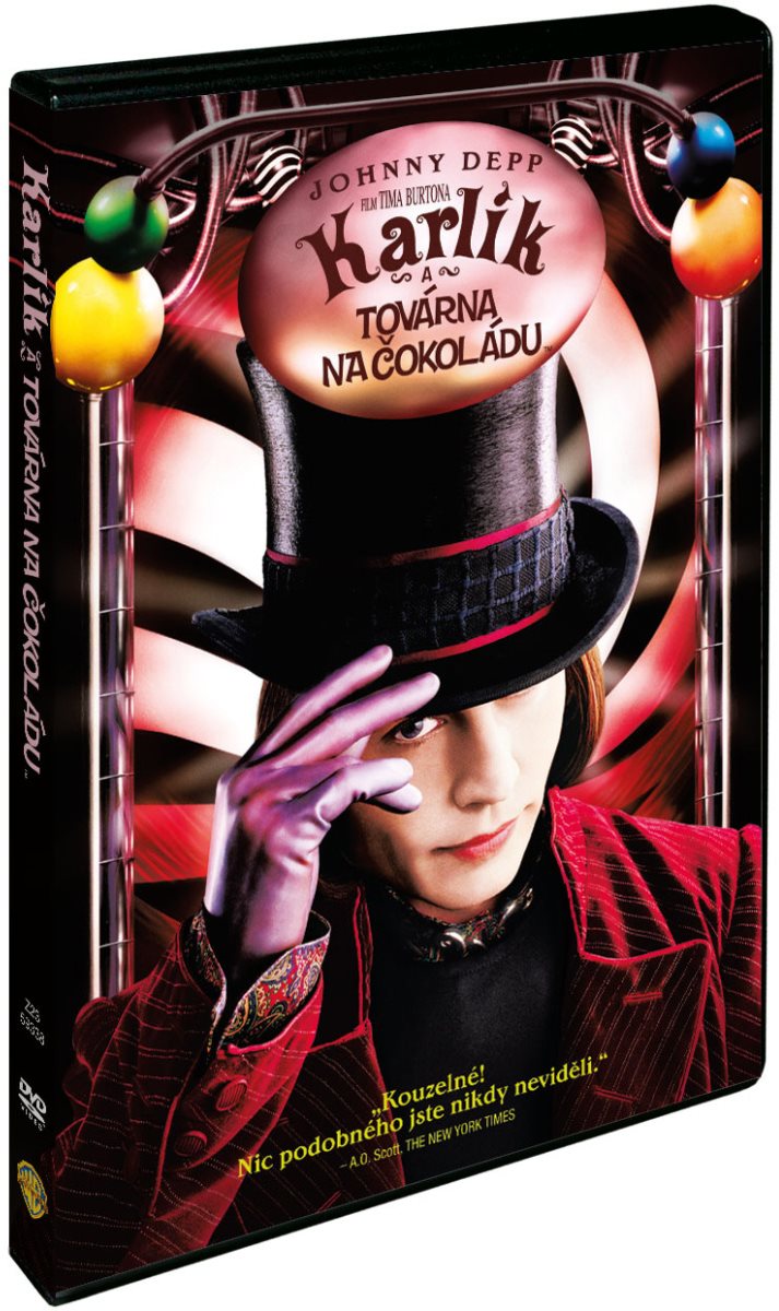 Karlík a továrna na čokoládu - DVD