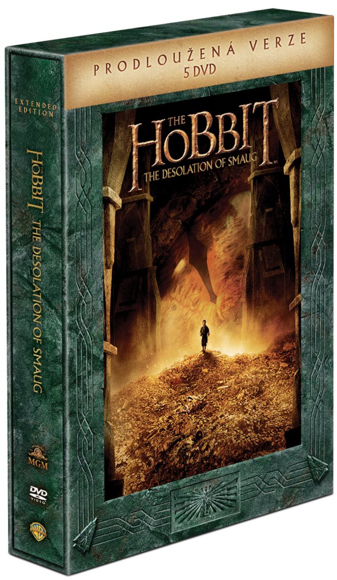 Hobit: Šmakova dračí poušť - prodloužená verze  - DVD