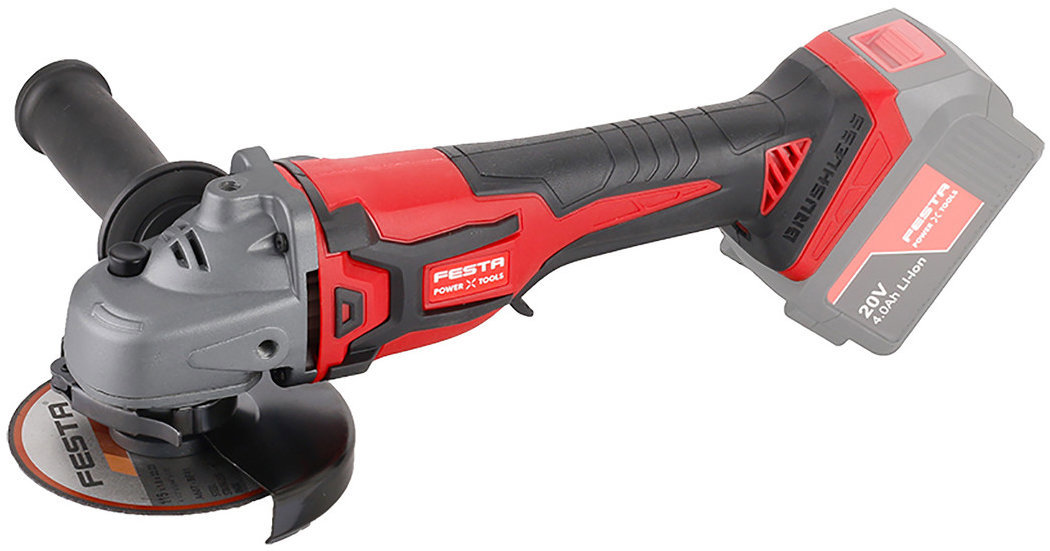 FESTA Bruska úhlová AKU SHARE20V, Brushless 125mm 28030 (bez AKU)