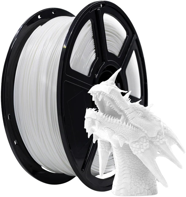 Flashforge PLA 1,75mm 1kg Bílá - Výborný materiál pro 3D tisk