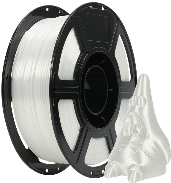 Flashforge PLA Silk 1,75mm 1kg White - kvalitní filament pro 3D tisk