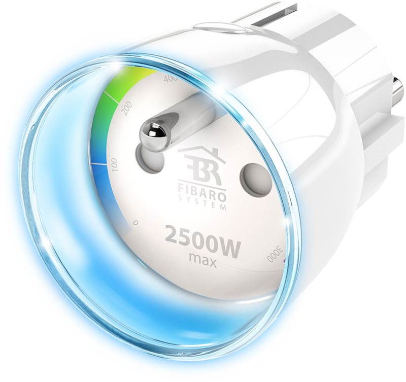 FIBARO Spínaná zásuvka s měřením, Z-Wave Plus