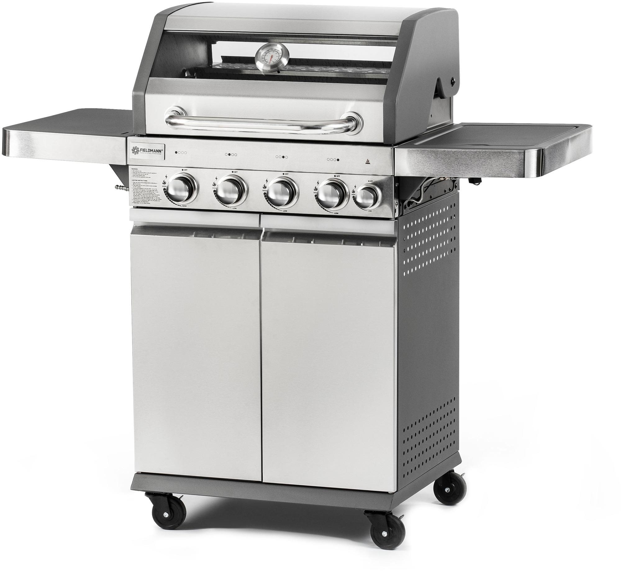 FIELDMANN Gril plynový 3+1 hoř. FZG 3018
