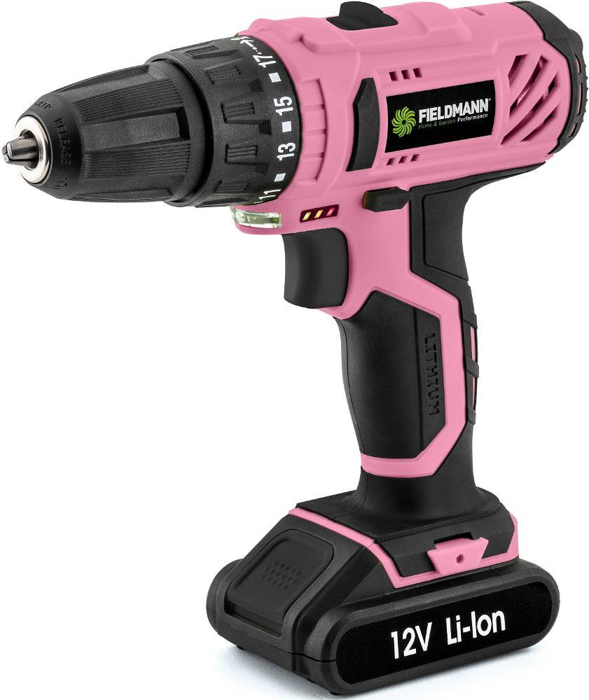 FIELDMANN Vrtačka AKU 12V růžová FDV 10202-A (1x1,3 Ah)