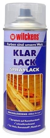WILCKENS Lak na dřevo ve vysokém lesku ve spreji bezbarvý Klarlack Hochglanz LacksprayWI.16000100140