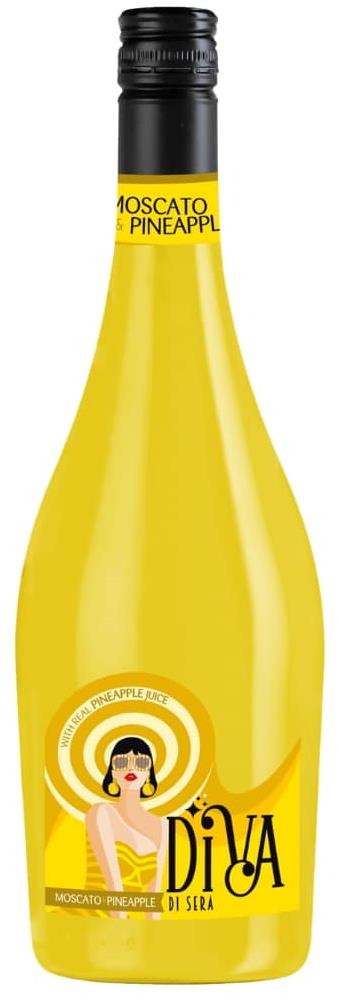 Diva Di Sera Moscato Ananas frizzante Cocktail 0,75 l 6 % vol.