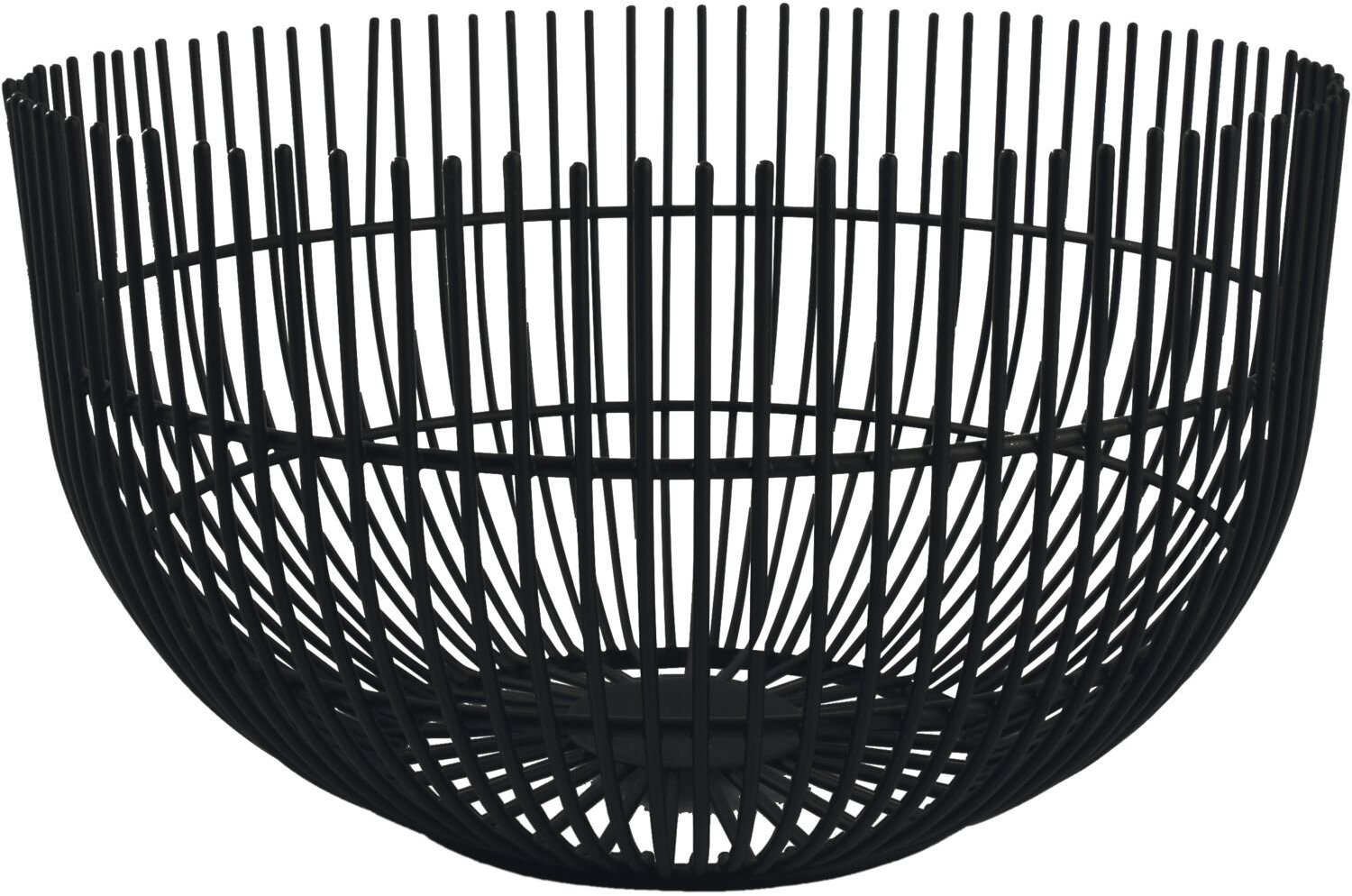FINE 2 DINE Iris Drátěný košík, výška 120 mm, průměr 210 mm, černý