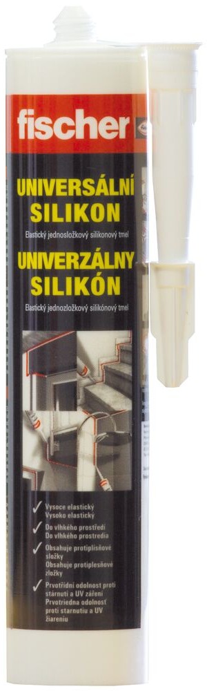 FISCHER Univerzální silikon transparentní - 310 ml