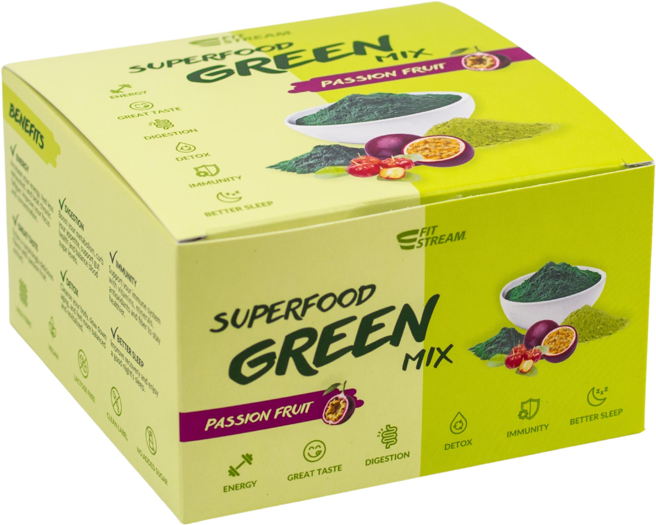 FitStream Superfood GREEN mix 150 g 30 ks