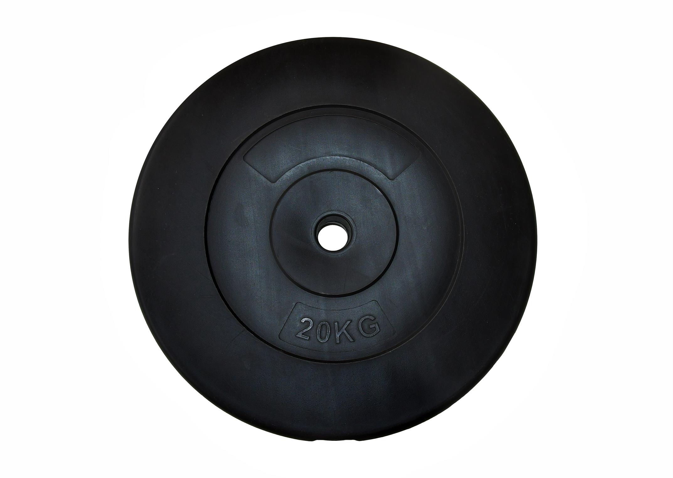 FitnessLine Kotouč s cementovou náplní 20 kg