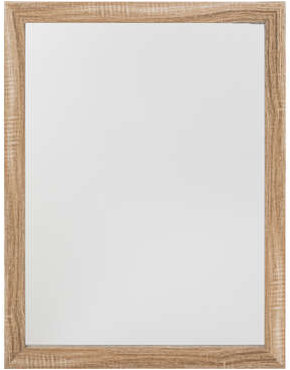 5five Simply Smart Obdélníkové koupelnové zrcadlo Basic, 34 × 44 cm, béžový rám