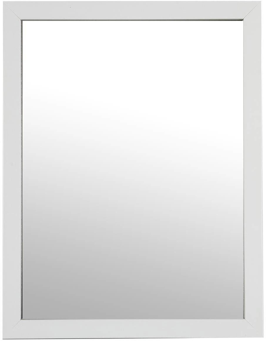 5five Simply Smart Obdélníkové koupelnové zrcadlo Basic, 34 × 44 cm, bílý rám