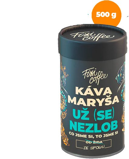 Fixi Coffee Káva Maryša Už (se) nezlob – papírová tuba 500 g