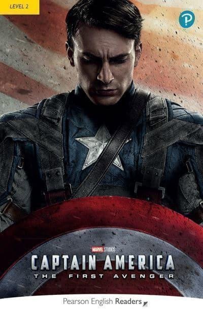 Pearson English Readers: Level 2 Marvel Captain America The First Avenger Bk + Code