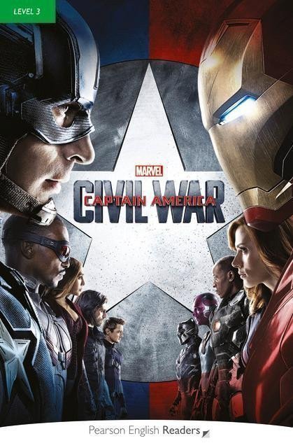Pearson English Readers: Level 3 Marvel Captain America Civil War + Code