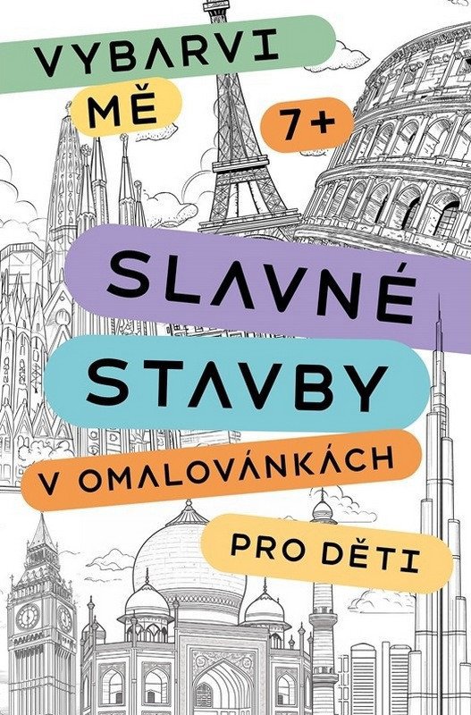 Slavné stavby v omalovánkách pro děti