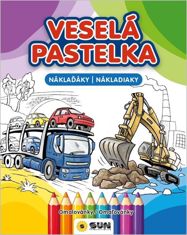 Náklaďáky/Nákladiaky - Veselá pastelka