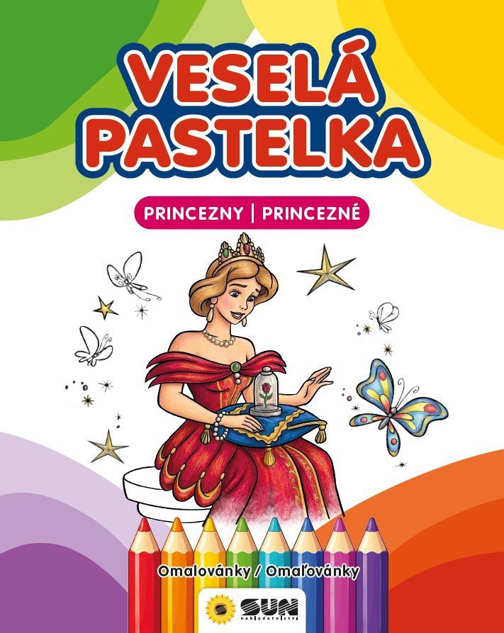 Princezny/Princezné - Veselá pastelka