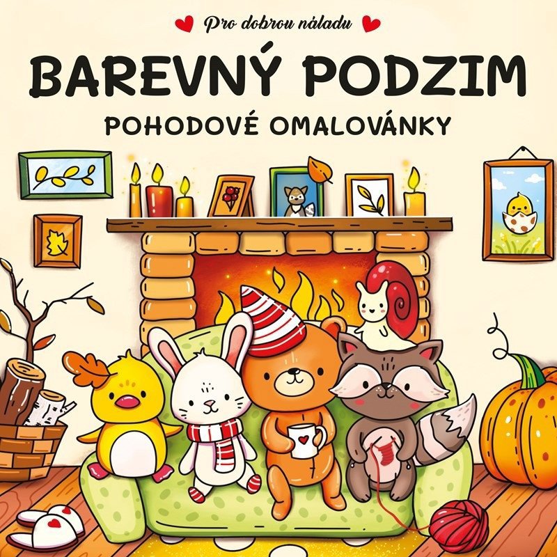 Barevný podzim - Pohodové omalovánky