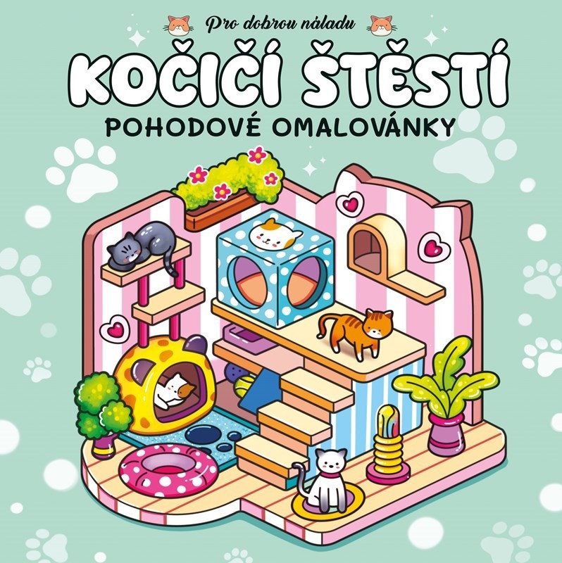 Kočičí štěstí - Pohodové omalovánky