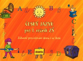 Český jazyk pro 1. ročník ZŠ od Didaktis - zábavný a interaktivní učebník pro děti.