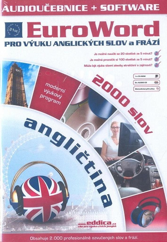 EuroWord Angličtina 2000 slov: Pro výuku anglických slov a frází
