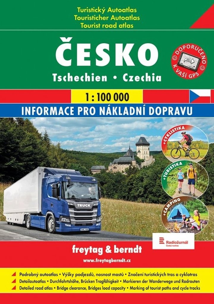 Česko turistický autoatlas 1:100 000: Informace pro nákladní dopravu