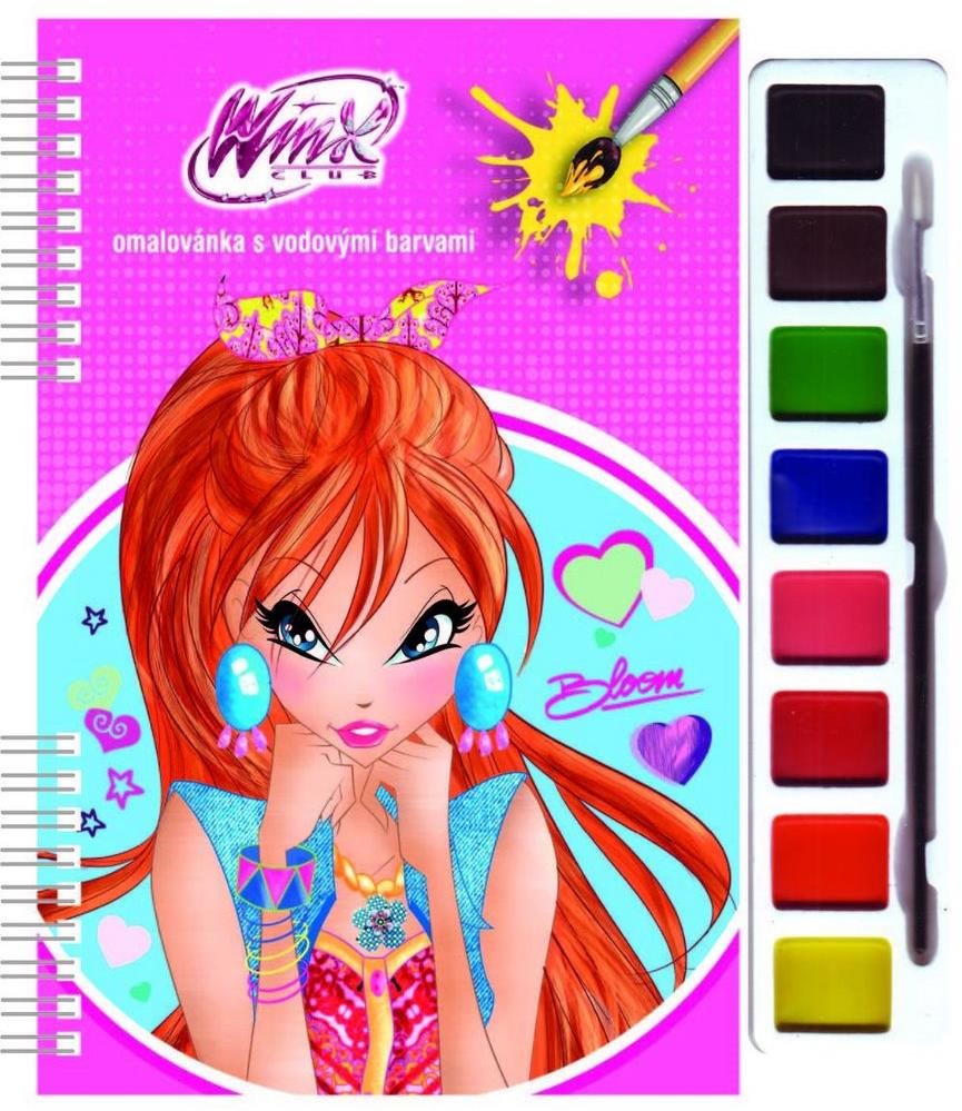 Omalovánky s barvami Winx Club