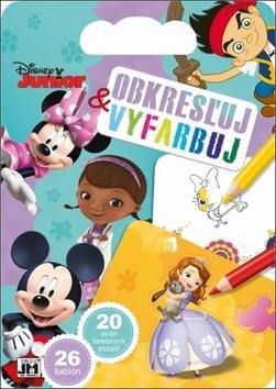 Obkresli a vybarvuj Disney Junior - skvělý kreslicí set pro děti