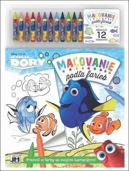 Malování podle barev Hledá se Dory: Procvič si barvy se svými kamarády!