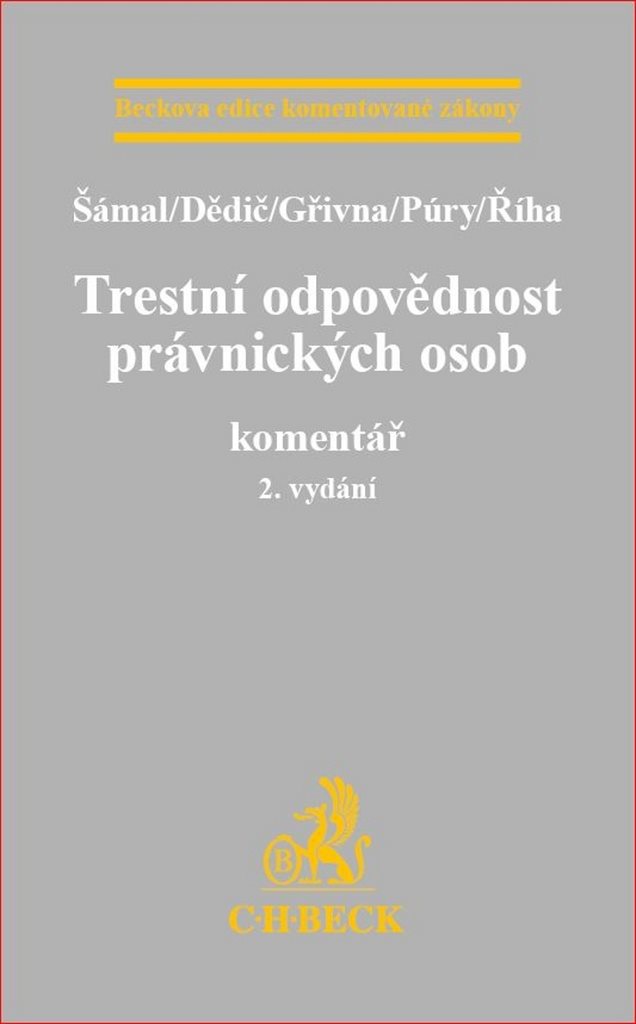 Trestní odpovědnost právnických osob: Komentář