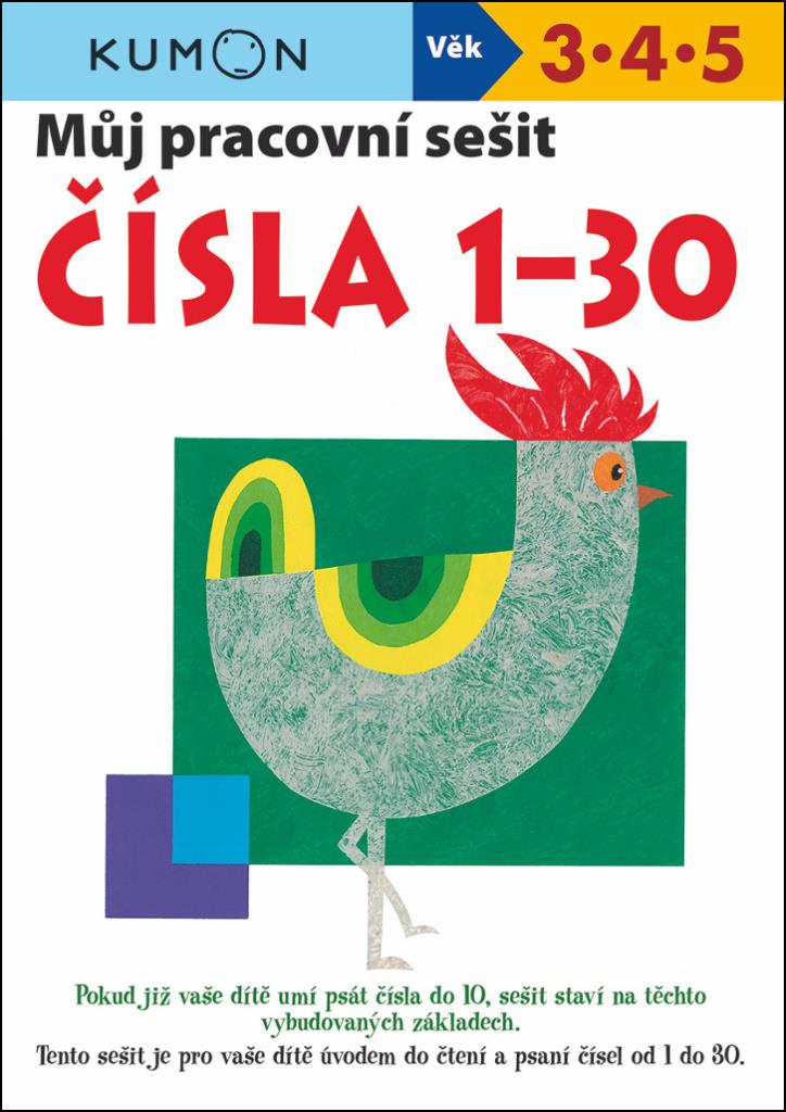 Můj pracovní sešit Čísla 1 - 30: Kumon