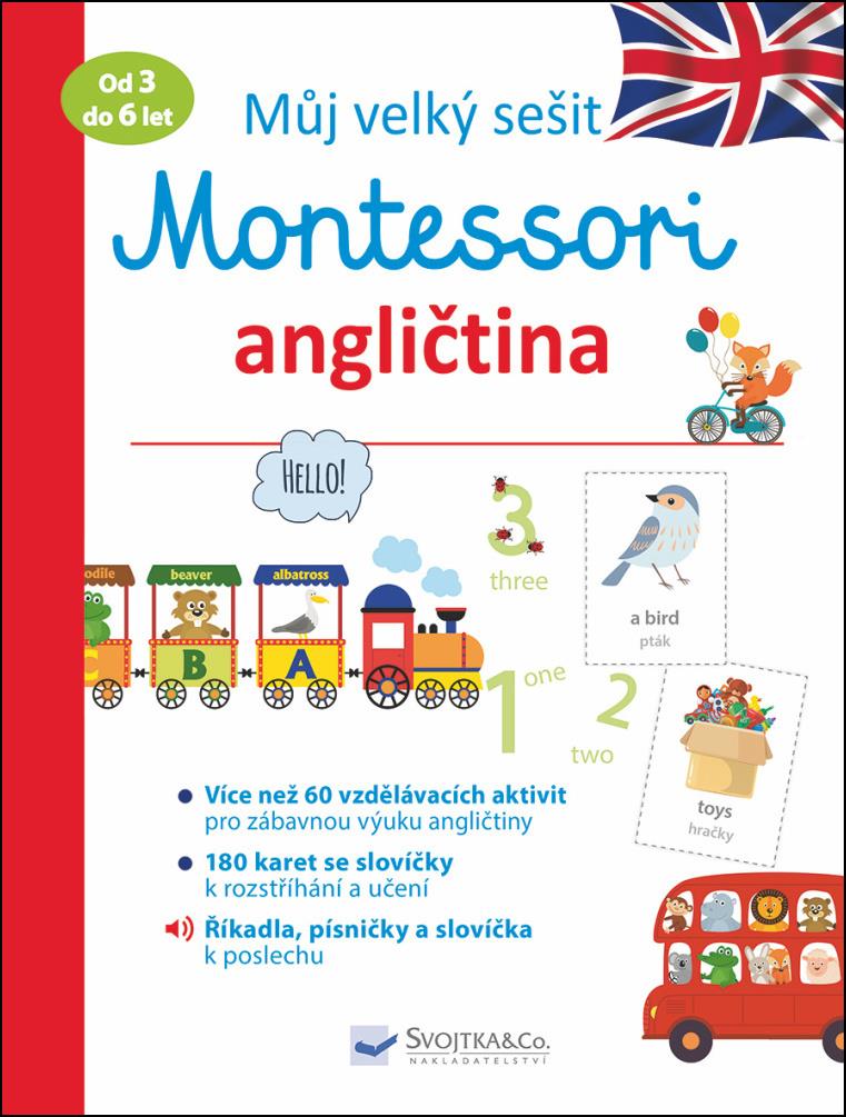 Můj velký sešit Montessori angličtina: Od 3 do 6 let