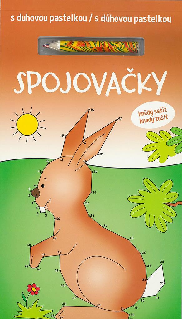 Spojovačky s duhovou pastelkou/s dúhovou pastelkou