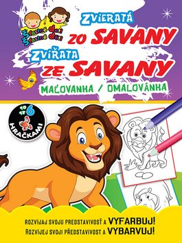 Zvieratá zo Savany Zvířata ze Savany: maľovanka / omalovánka