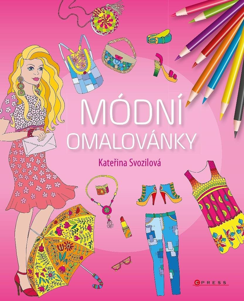 Módní omalovánky pro děti - kreativní tvoření a tvořivost.