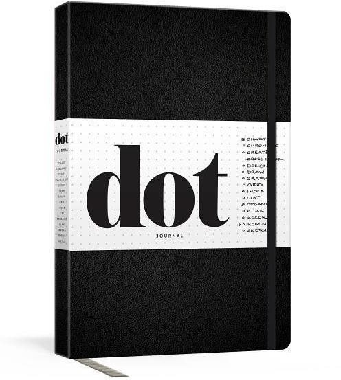 Dot Journal : A dotted, blank journal for list-making, journaling, goal-setting: 256 pages  w