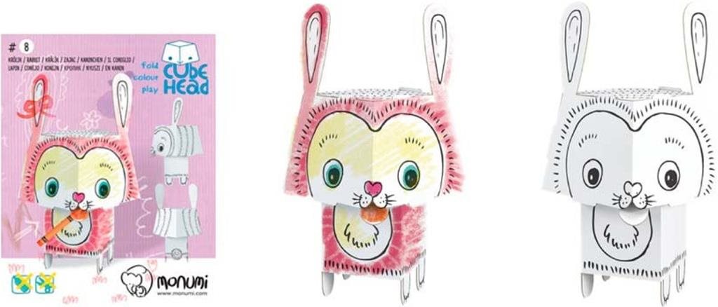 3D Králík k vymalování - zábavný a kreativní produkt pro děti