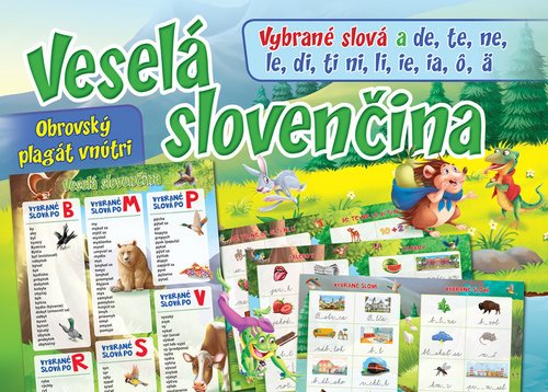 Veselá slovenčina: Vybrané slová, Obrovský plagát vnútri