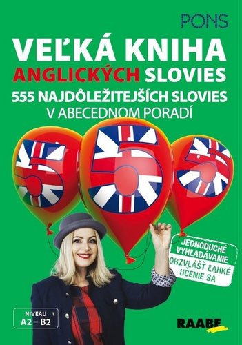 Veľká kniha anglických slovies: 555 najdôležitejších slovies v abecednom poradí, jednoduché vyhľadáv