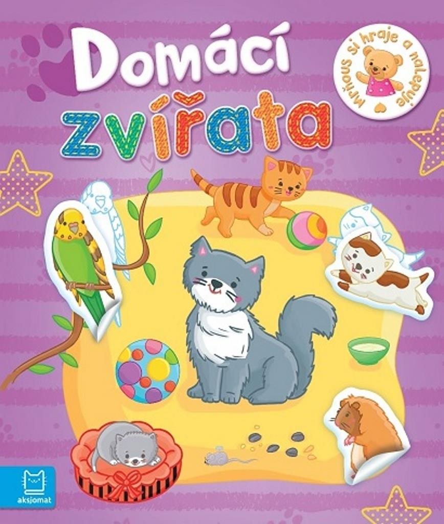 Domácí zvířata Mrňous si hraje a nalepuje