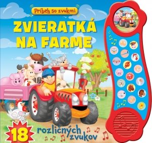 Príbeh so zvukmi – Zvieratká na farme – 18 rôznych zvukov