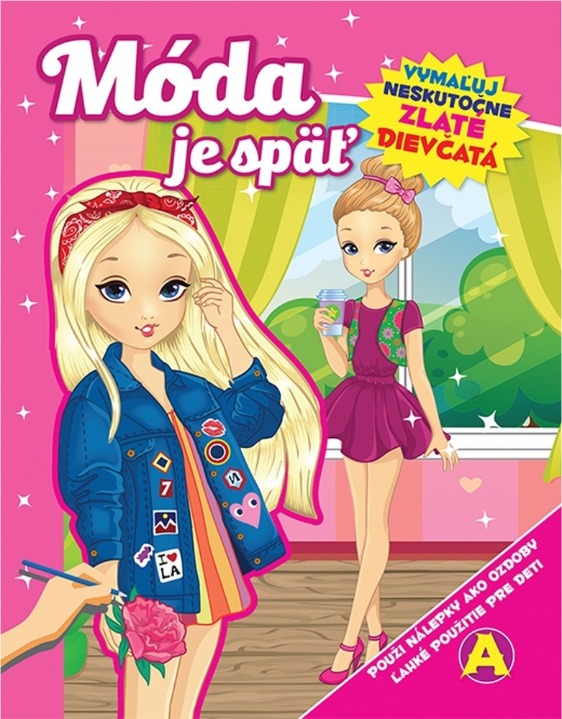 Malířská kniha pro děti Móda je späť - FONI book