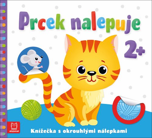 Prcek nalepuje 2+: Knížečka s okrouhlými nálepkami