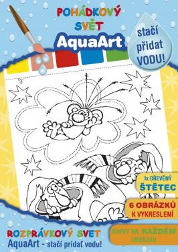 AquaArt Pohádkový svět Z. Smetany - omalovánka: Stačí přidat vodu!