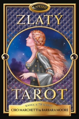 Kapesní Zlatý tarot: Kniha a 78 karet